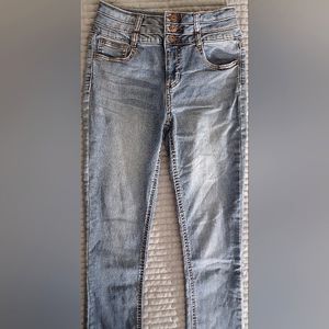 Vanilla Star High Rise Dark Denim Stretch Jeggings (7)